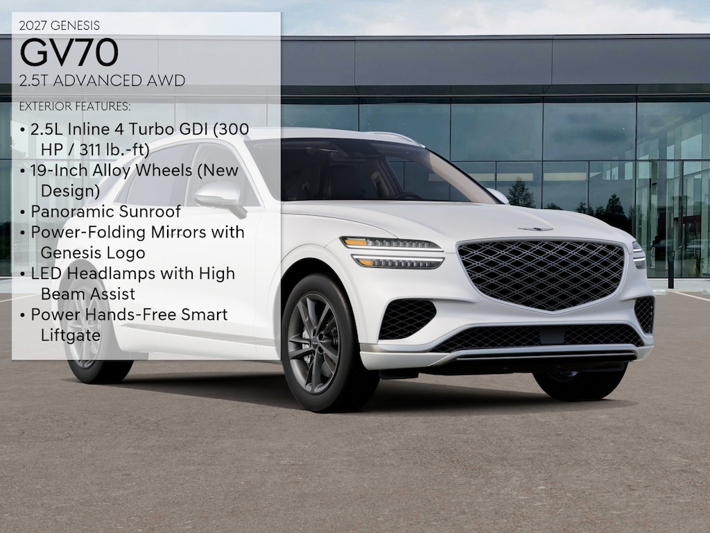 New 2027 Genesis GV70 2.5T Advanced SUV