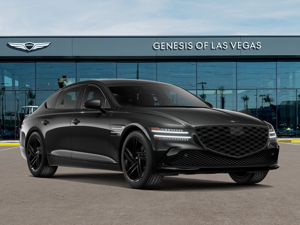 New 2027 Genesis G80 3.5T Prestige Black Sedan