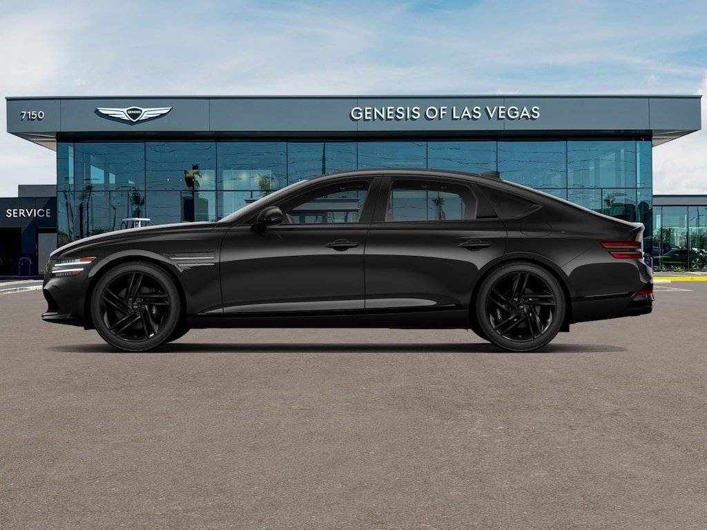 New 2027 Genesis G80 3.5T Prestige Black Sedan
