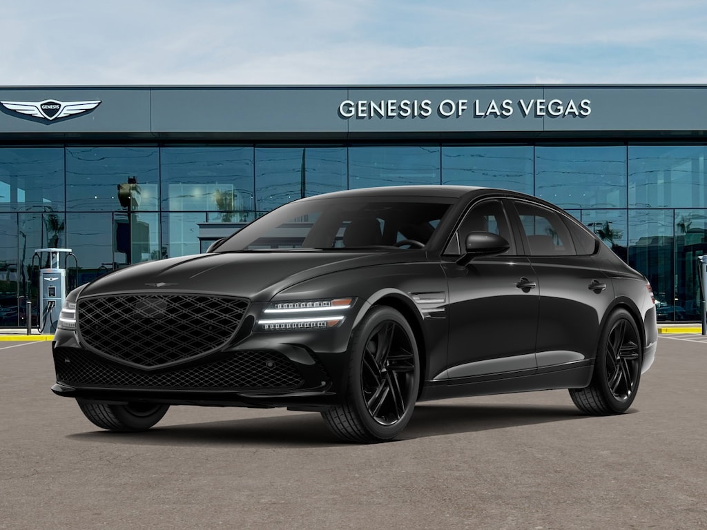 New 2027 Genesis G80 3.5T Prestige Black Sedan