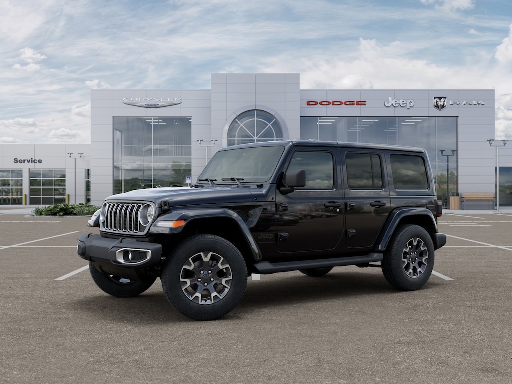 New 2025 Jeep Wrangler 4-DOOR SAHARA Sport Utility