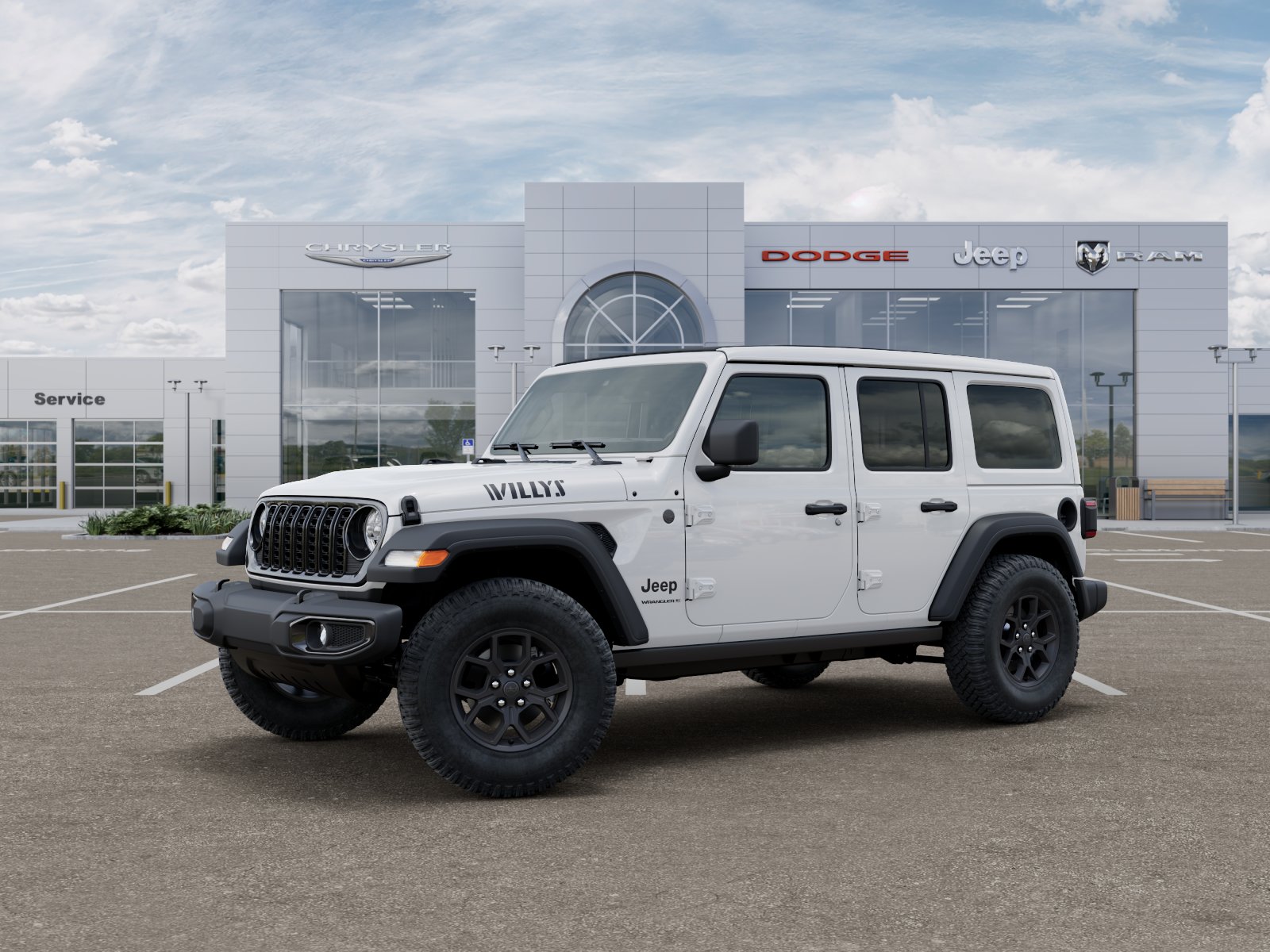 New 2026 Jeep Wrangler 4-DOOR WILLYS Sport Utility
