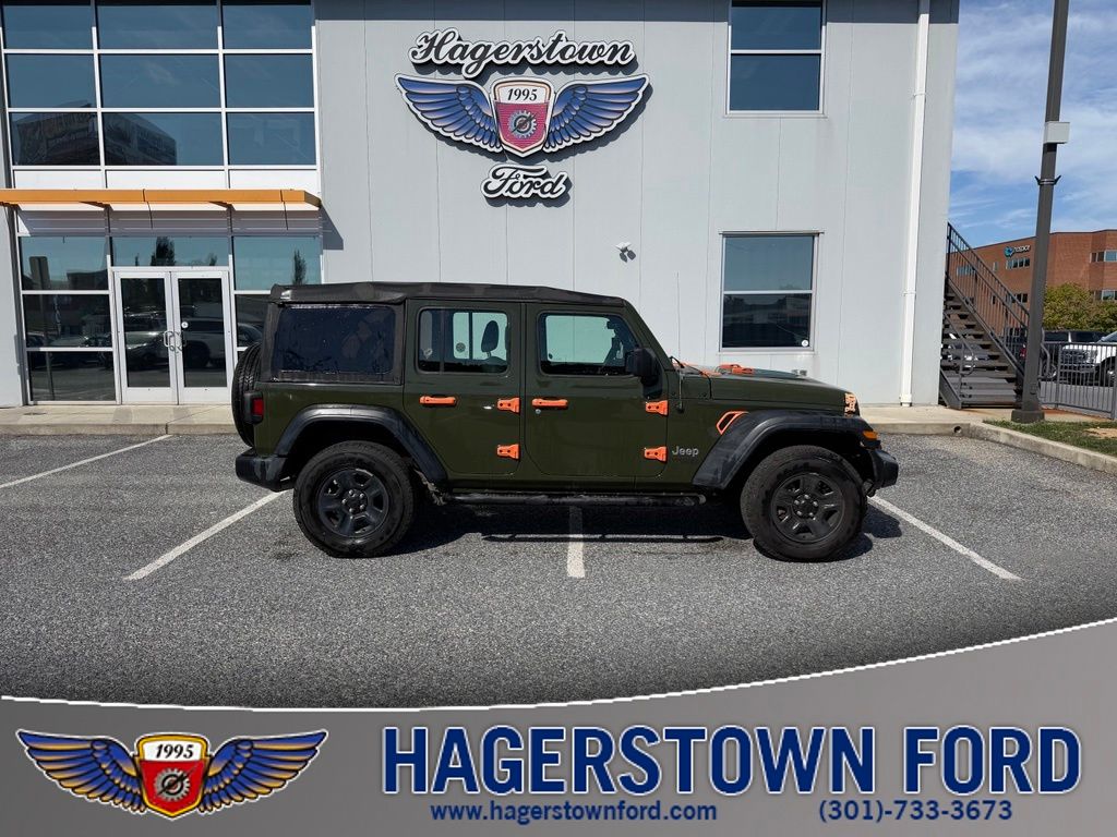 Certified 2020 Jeep Wrangler Unlimited Sport SUV