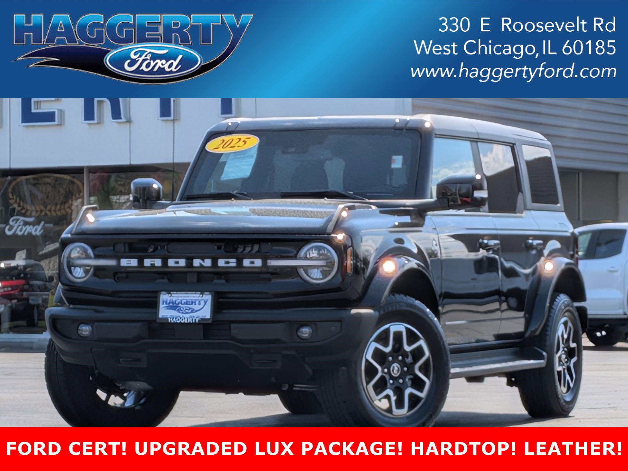 Certified 2025 Ford Bronco Outer Banks 4 Door 4x4