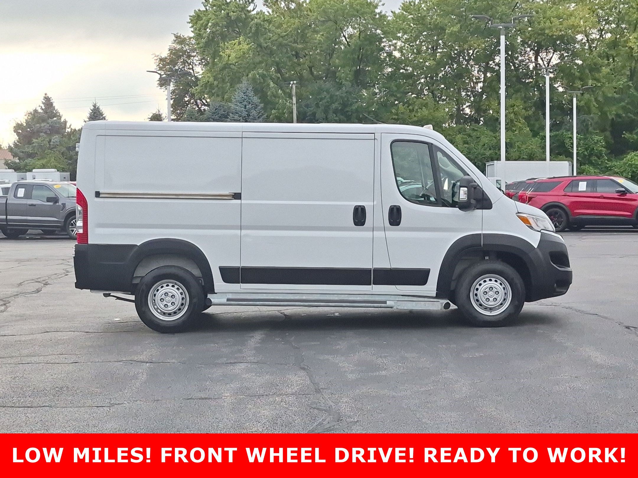 Used 2025 Ram Promaster Cargo Van Tradesman 2500 Low Roof 136 WB w/Pass Seat