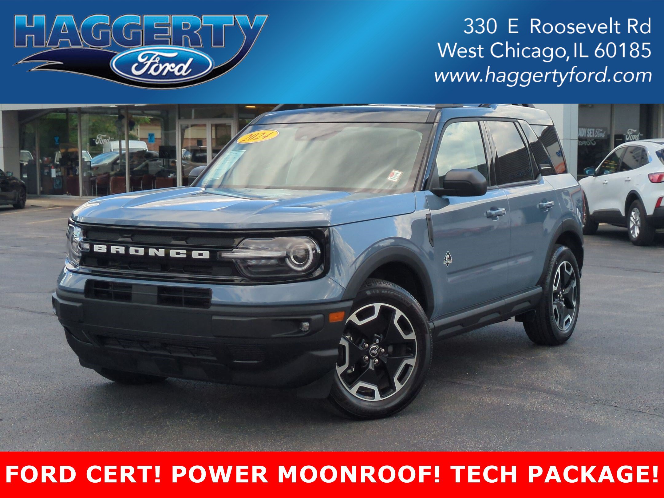 Certified 2024 Ford Bronco Sport Outer Banks 4x4