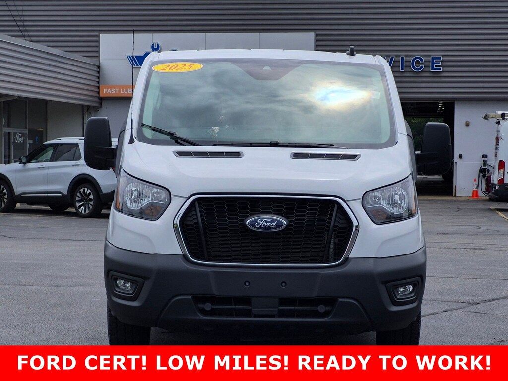 Certified 2025 Ford Transit Cargo Van T-250 130 Low Rf 9070 GVWR RWD
