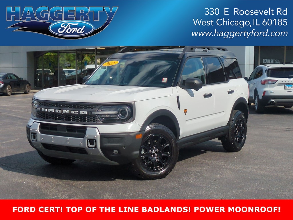 Certified 2025 Ford Bronco Sport Badlands 4x4