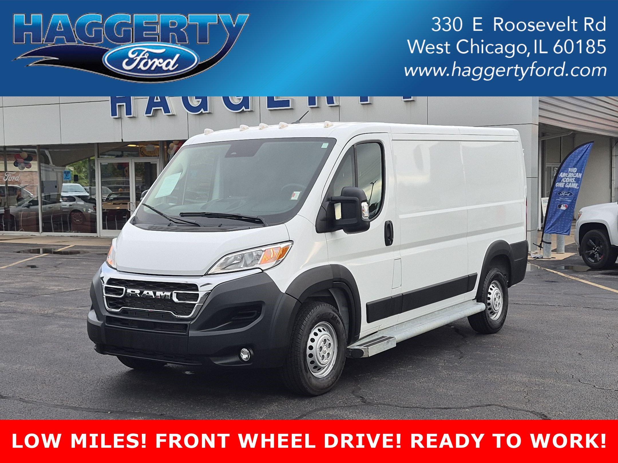Used 2025 Ram Promaster Cargo Van Tradesman 2500 Low Roof 136 WB w/Pass Seat