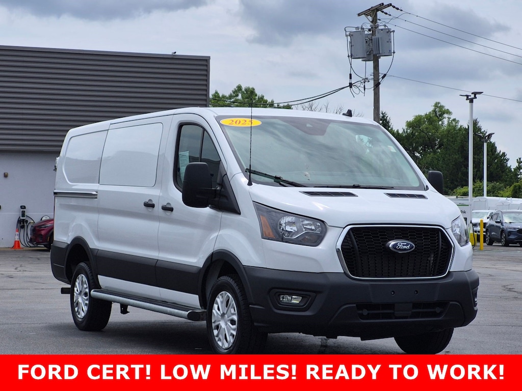 Certified 2025 Ford Transit Cargo Van T-250 130 Low Rf 9070 GVWR RWD