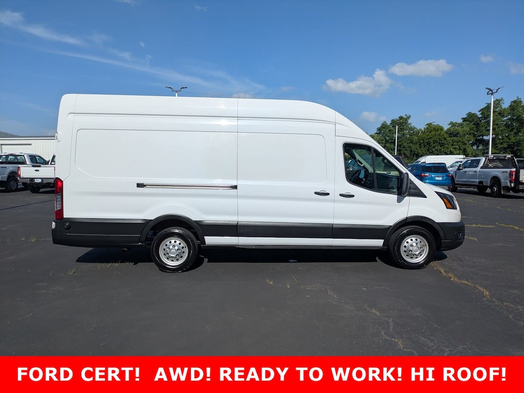 Certified 2024 Ford Transit T-250 T-250 148 EL Hi Rf 9070 GVWR AWD Full-size Cargo Van