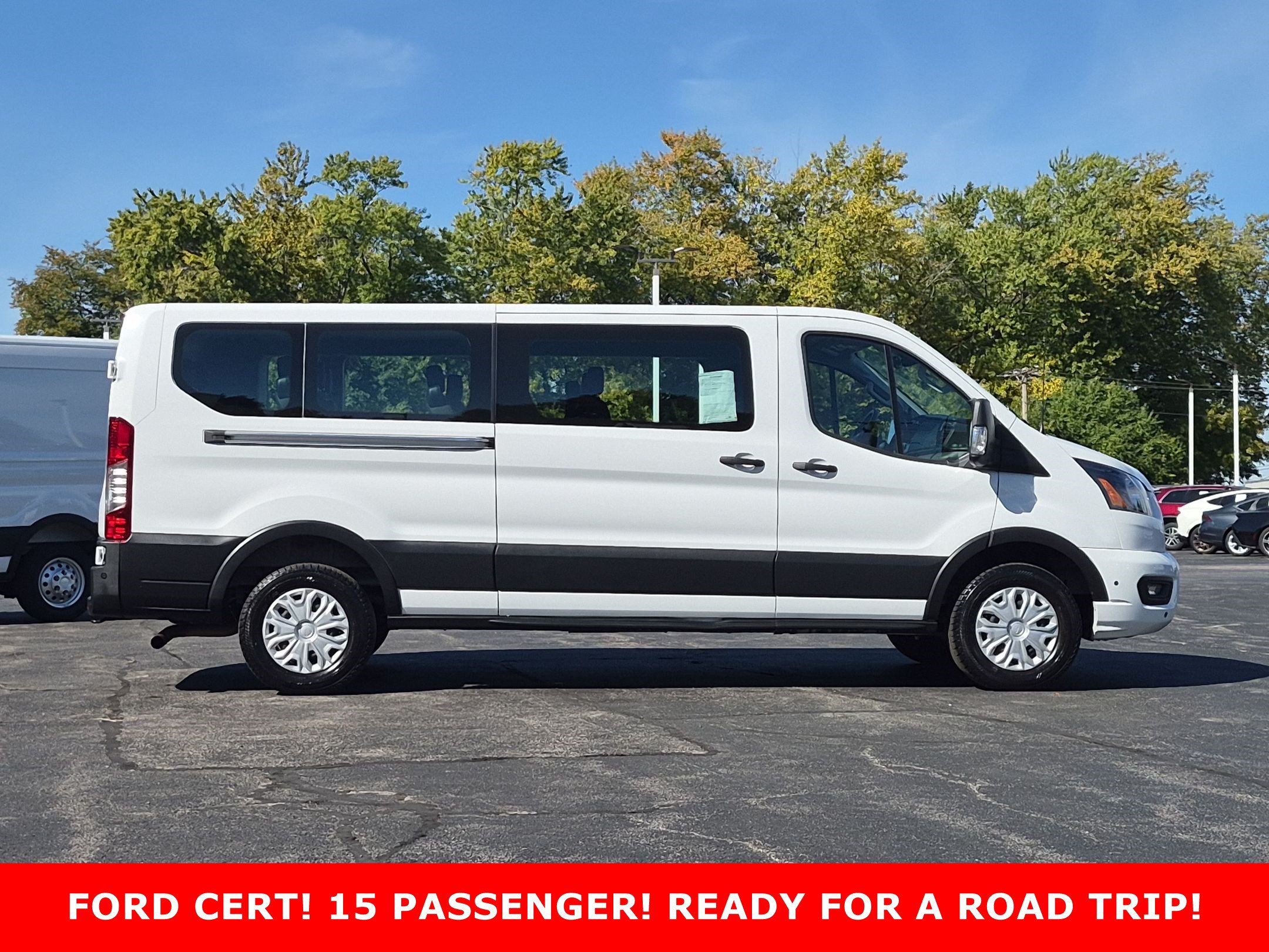 Certified 2025 Ford Transit Passenger Wagon T-350 148 Low Roof XLT RWD Full-size Passenger Van