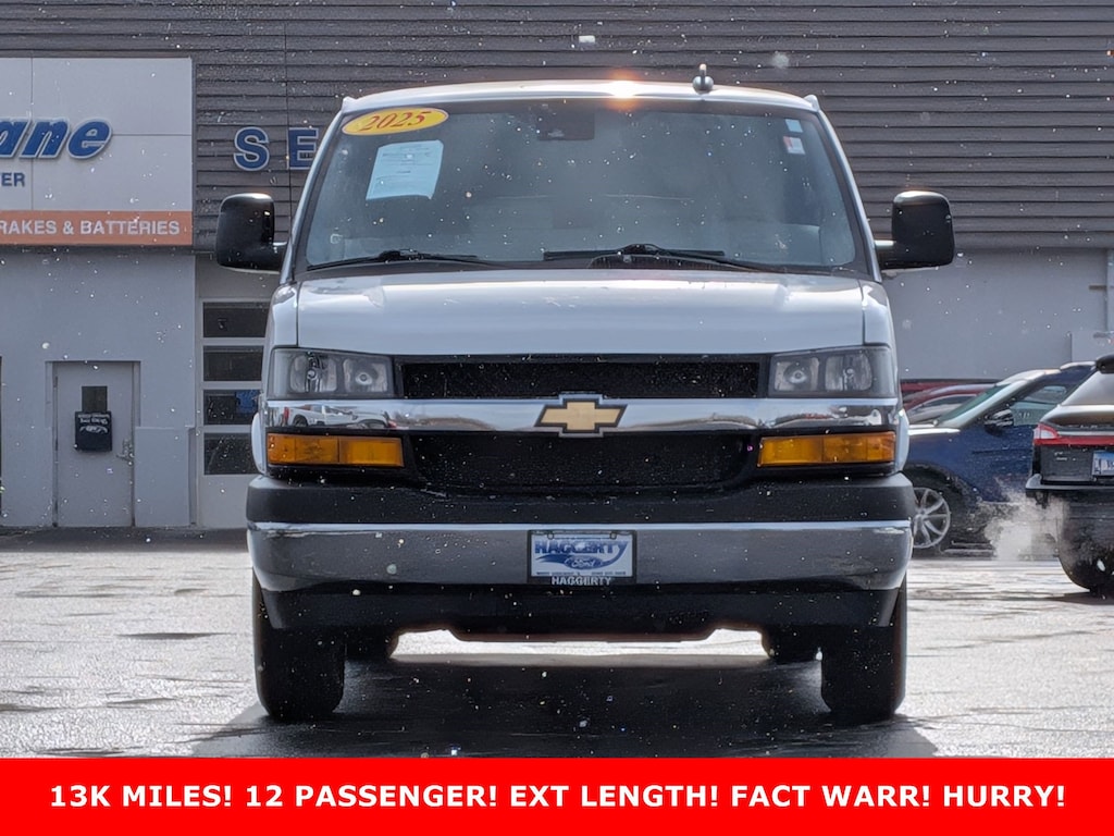 Used 2025 Chevrolet Express Passenger RWD 3500 155 LT Full-size Passenger Van