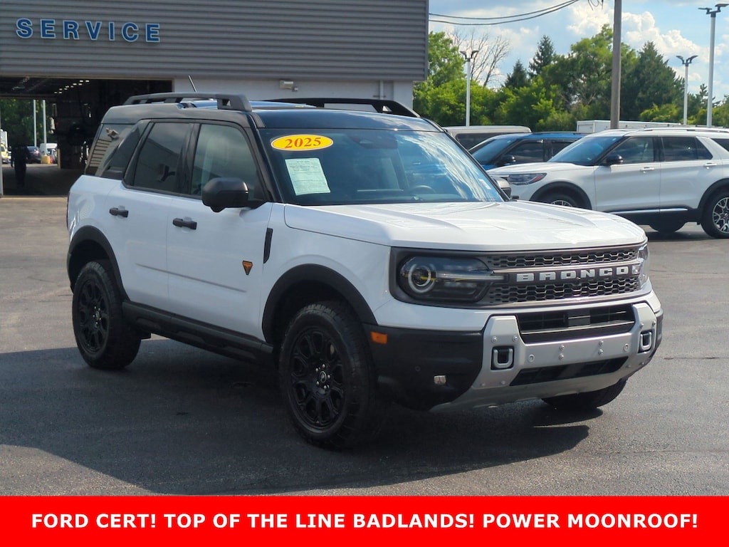 Certified 2025 Ford Bronco Sport Badlands 4x4 SUV