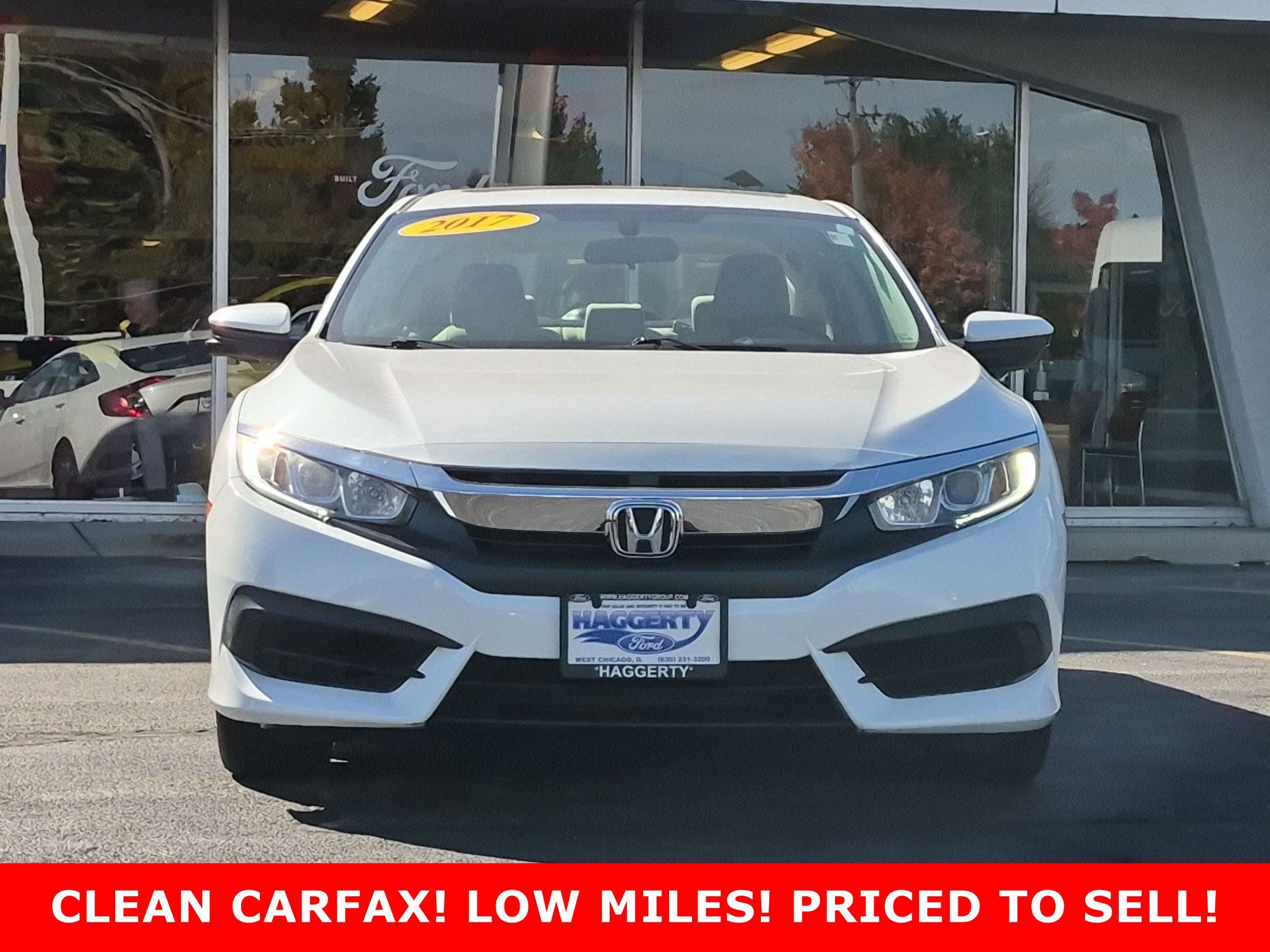 Used 2017 Honda Civic EX with VIN 19XFC2F70HE078461 for sale in West Chicago, IL
