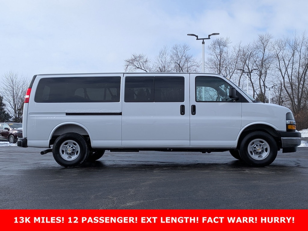 Used 2025 Chevrolet Express Passenger RWD 3500 155 LT Full-size Passenger Van