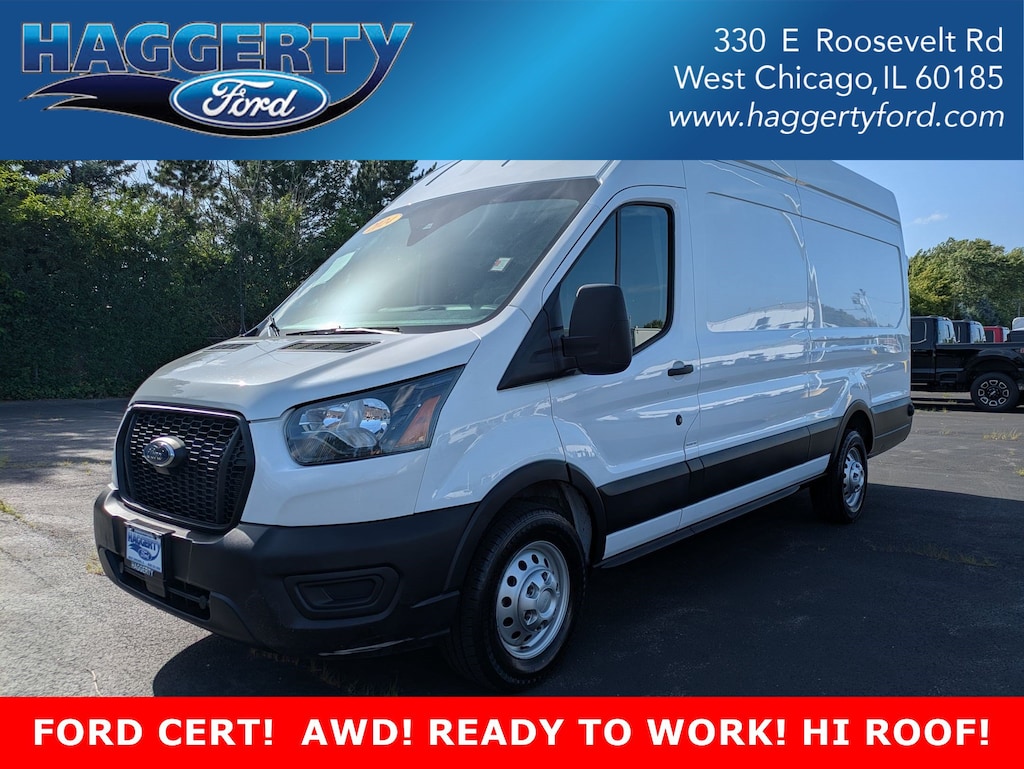 Certified 2024 Ford Transit T-250 T-250 148 EL Hi Rf 9070 GVWR AWD Full-size Cargo Van