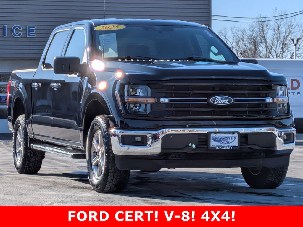 Certified 2025 Ford F-150 XLT 4WD SuperCrew 5.5 Box Crew Cab Pickup