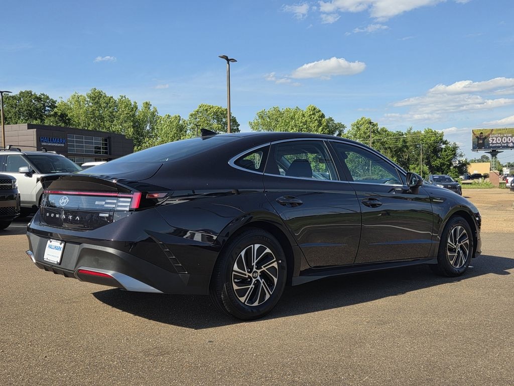 New 2026 Hyundai Sonata Hybrid Blue Sedan