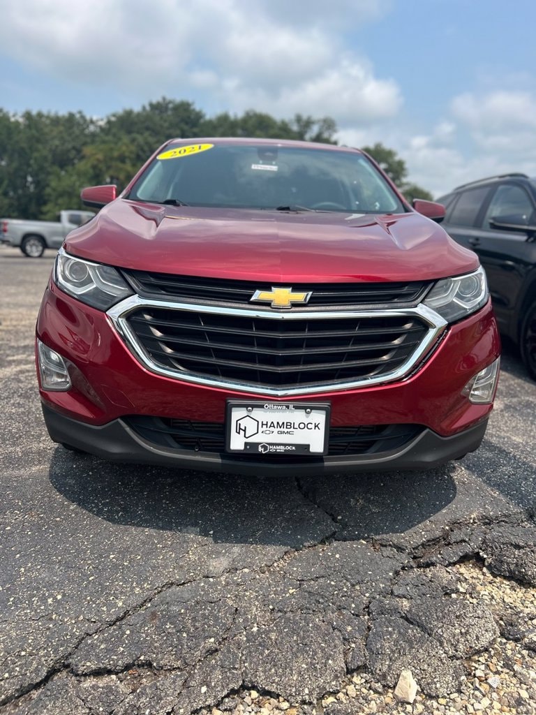 Used 2021 Chevrolet Equinox LT with VIN 2GNAXKEV7M6156721 for sale in Ottawa, IL
