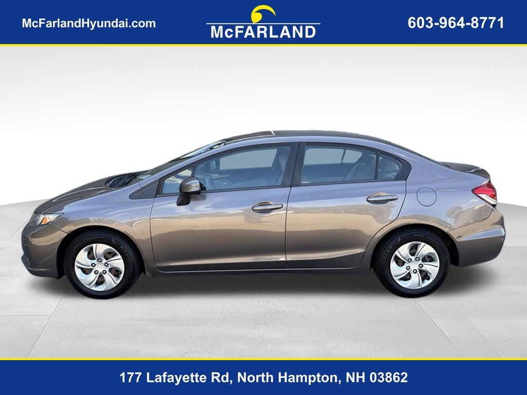 Used 2013 Honda Civic LX with VIN 2HGFB2F52DH598842 for sale in North Hampton, NH