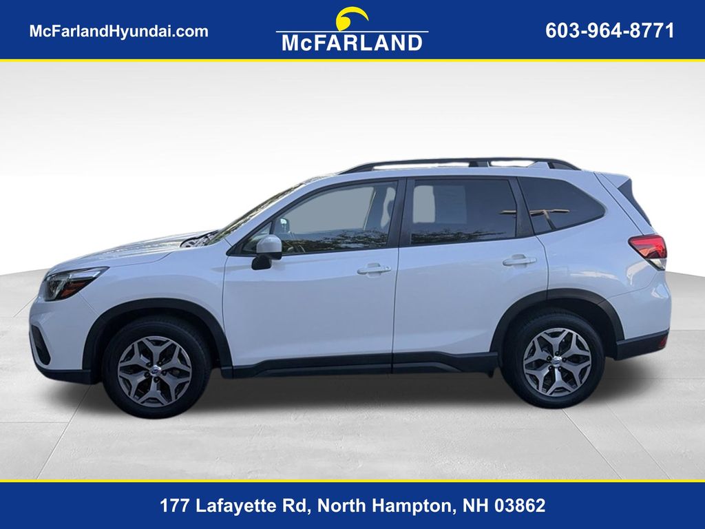 Used 2021 Subaru Forester Premium with VIN JF2SKAFC5MH520956 for sale in North Hampton, NH