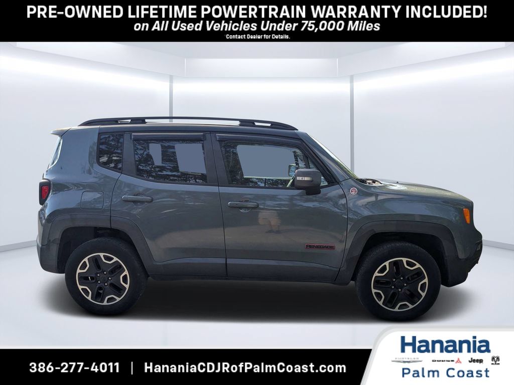 Used 2016 Jeep Renegade Trailhawk with VIN ZACCJBCT8GPC64101 for sale in Palm Coast, FL