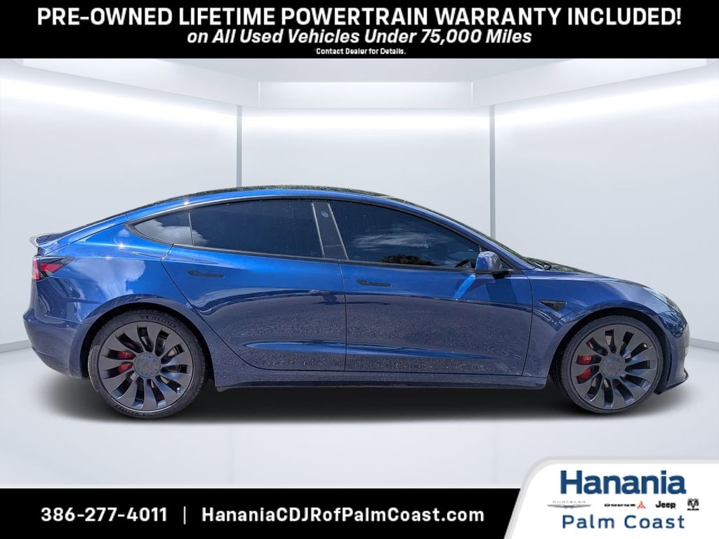 Used 2023 Tesla Model 3 Performance with VIN 5YJ3E1EC1PF701620 for sale in Palm Coast, FL