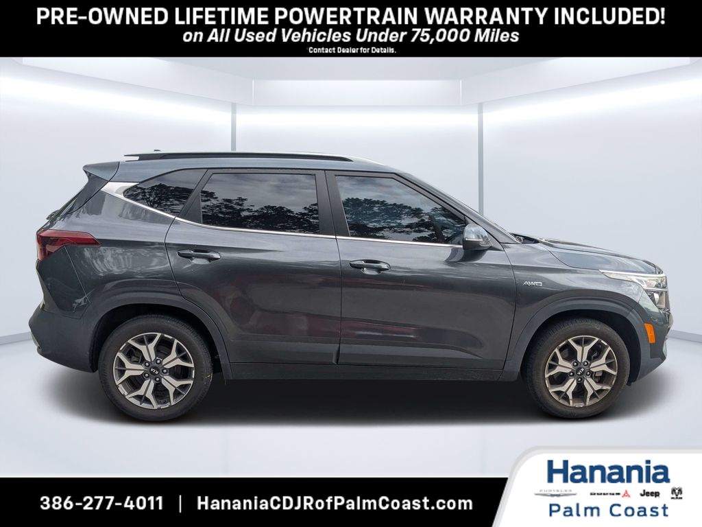 Used 2021 Kia Seltos EX with VIN KNDERCAA9M7077614 for sale in Palm Coast, FL