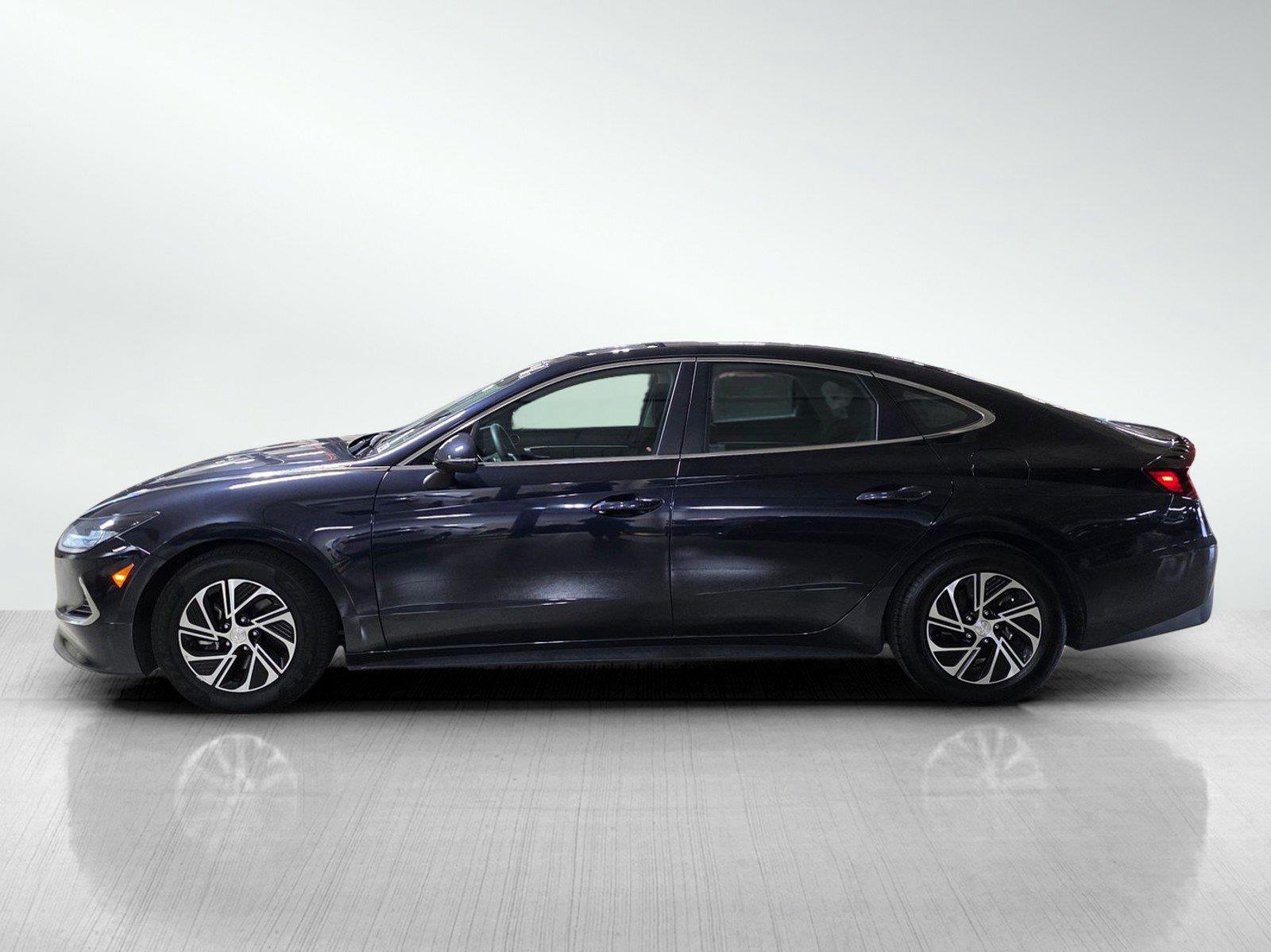 Used 2021 Hyundai Sonata Hybrid Blue Sedan Blue Sedan