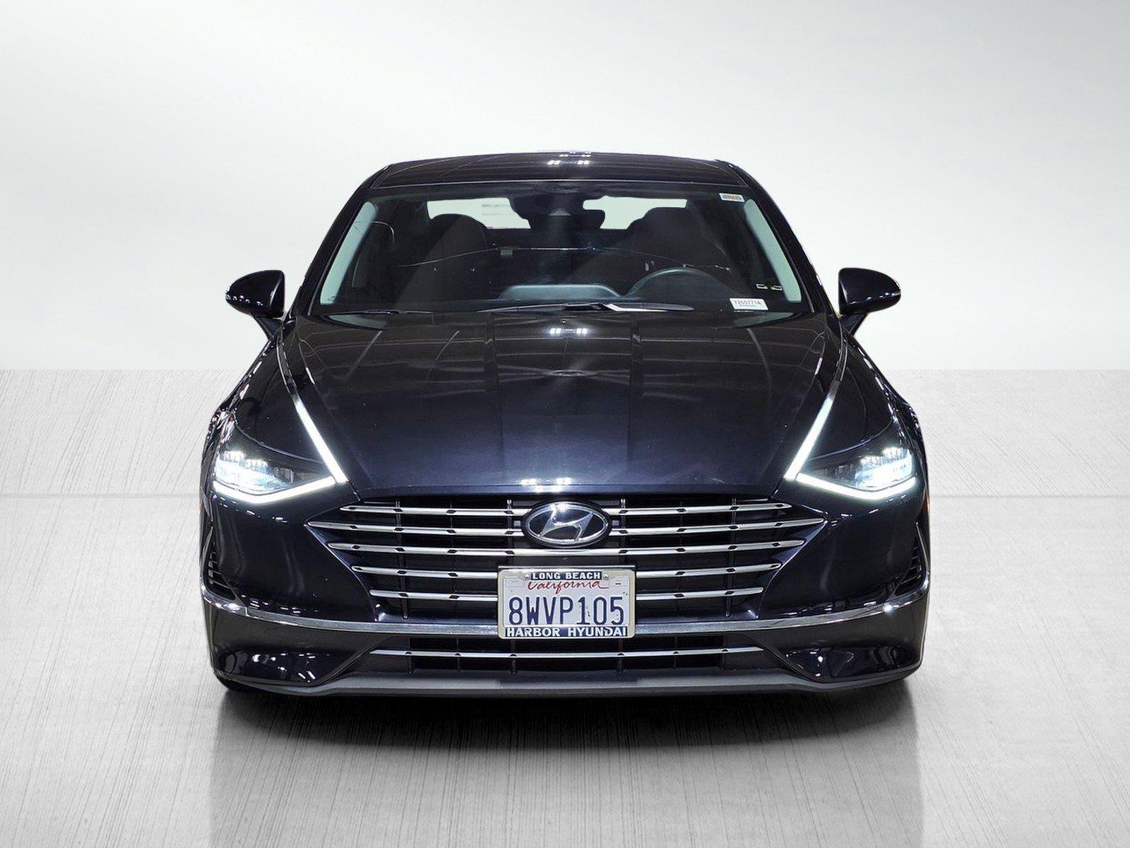 Used 2021 Hyundai Sonata Hybrid Blue Sedan Blue Sedan