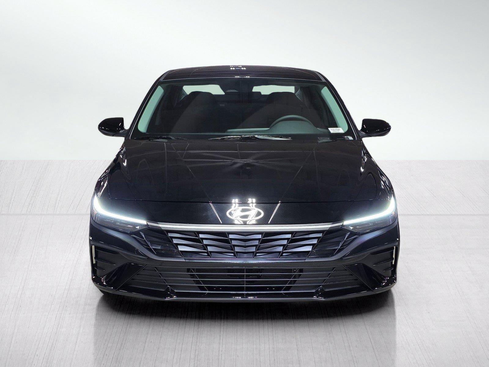 New 2026 Hyundai Elantra Hybrid Blue Sedan