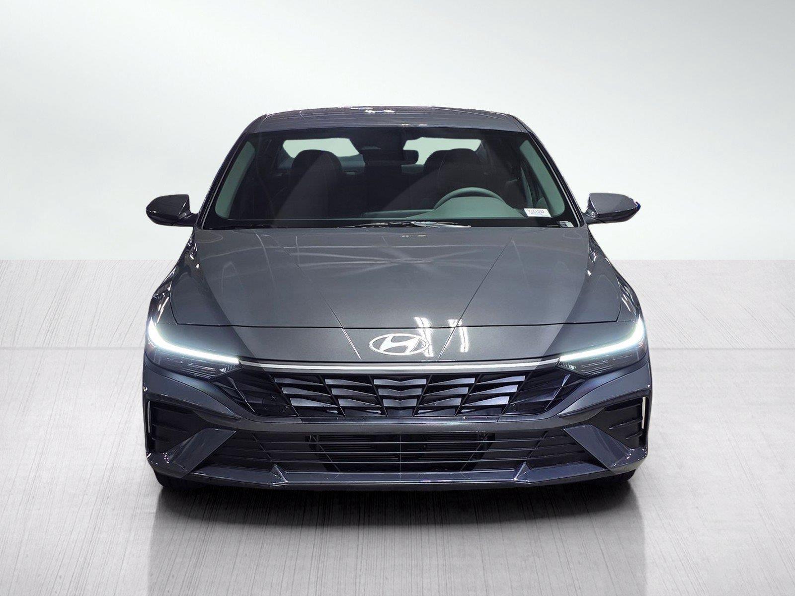 New 2026 Hyundai Elantra Hybrid Blue Sedan
