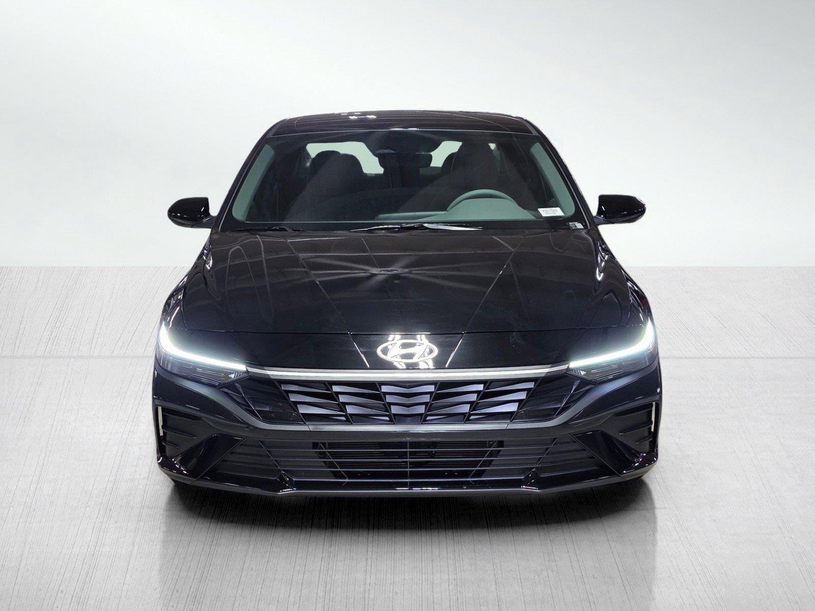 New 2026 Hyundai Elantra Hybrid Blue Sedan