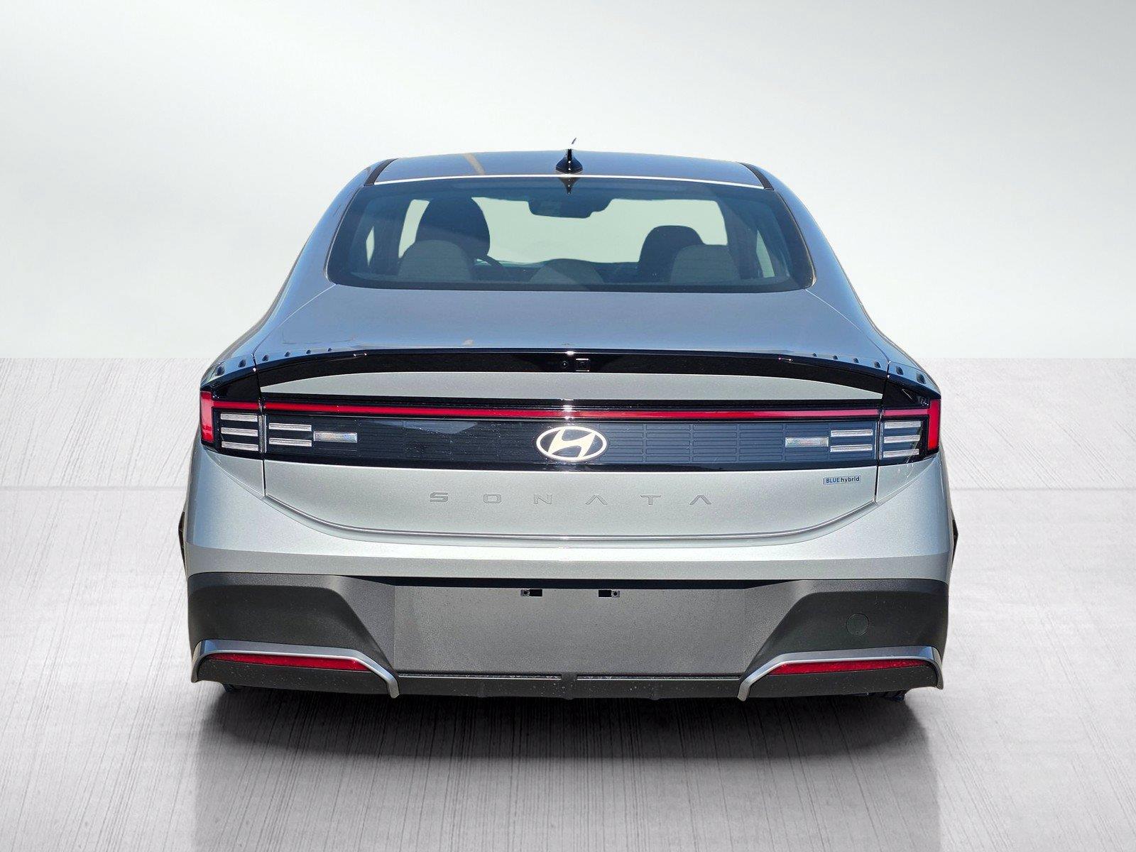 New 2027 Hyundai Sonata Hybrid Blue Sedan