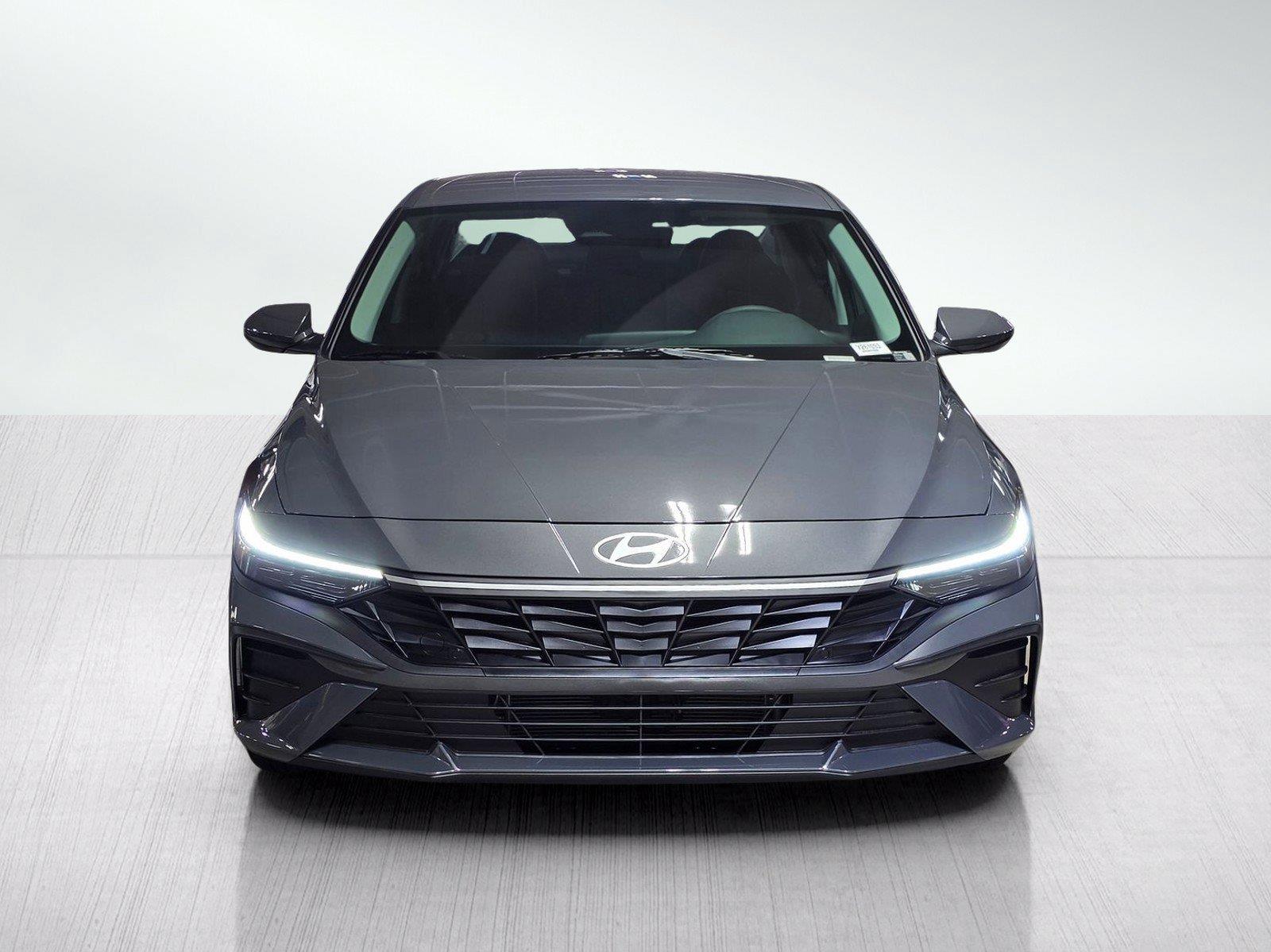 New 2026 Hyundai Elantra Hybrid Blue Sedan