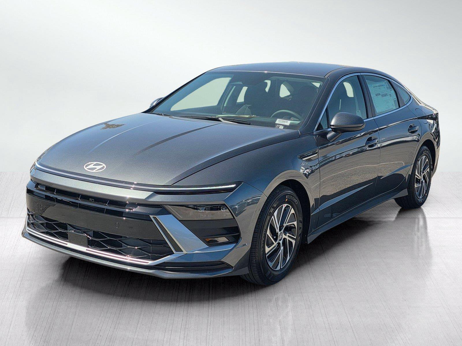 New 2027 Hyundai Sonata Hybrid Blue Sedan