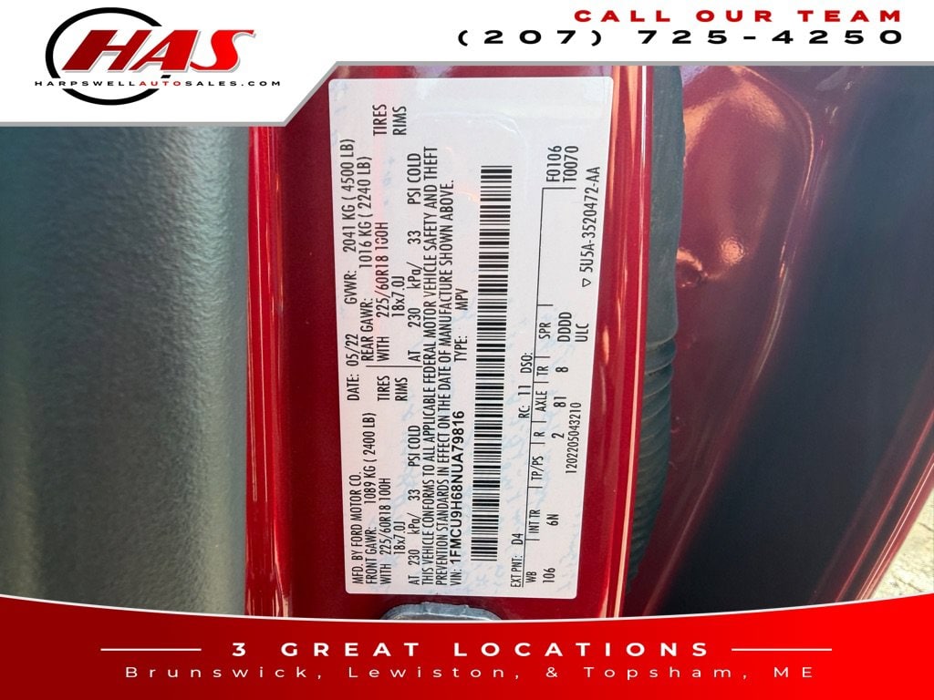 2022 Ford Escape SEL - Photo 17