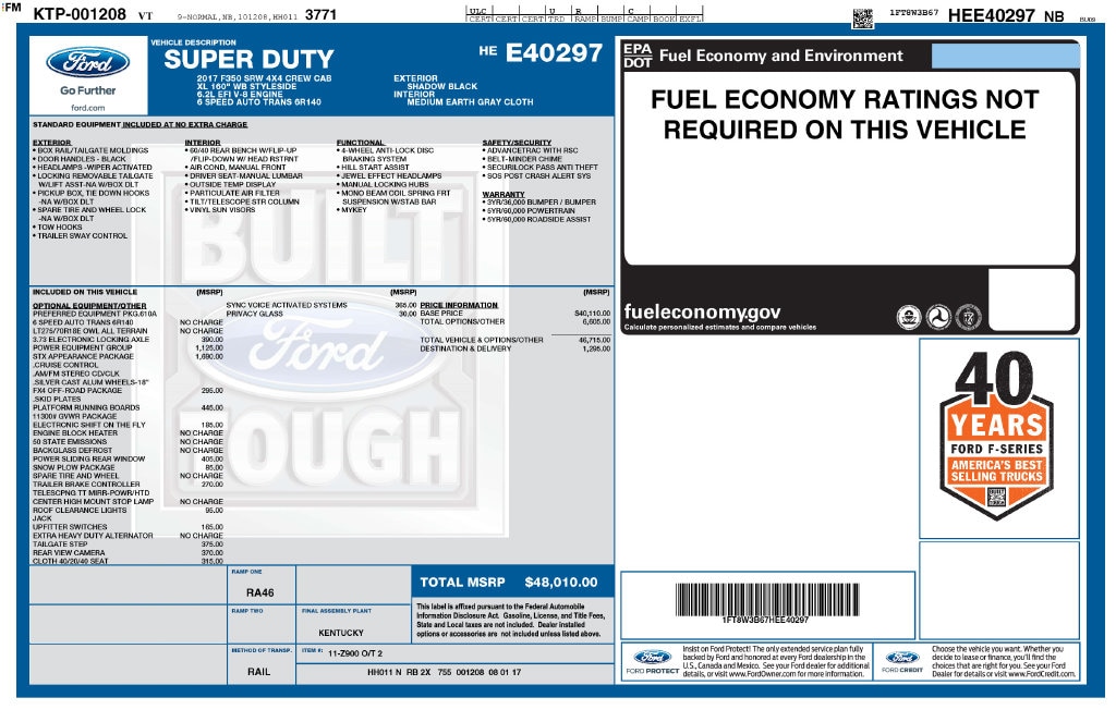2017 Ford F-350 Super Duty