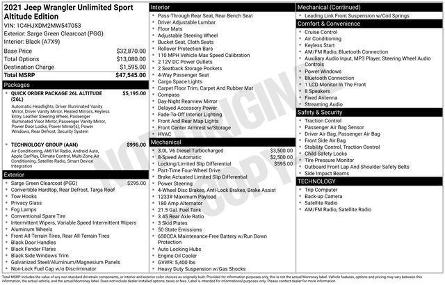 2021 Jeep Wrangler Unlimited Altitude - Photo 15