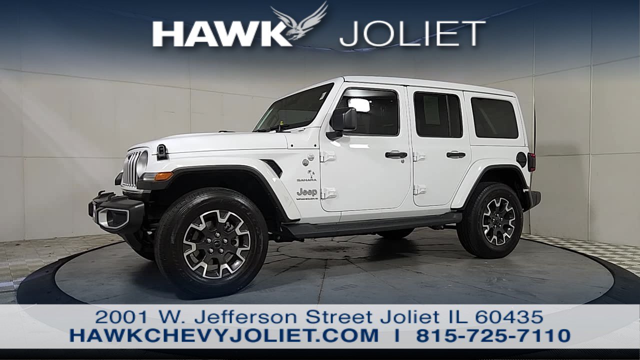 Used 2024 Jeep Wrangler 4-Door Sahara 4x4 SUV