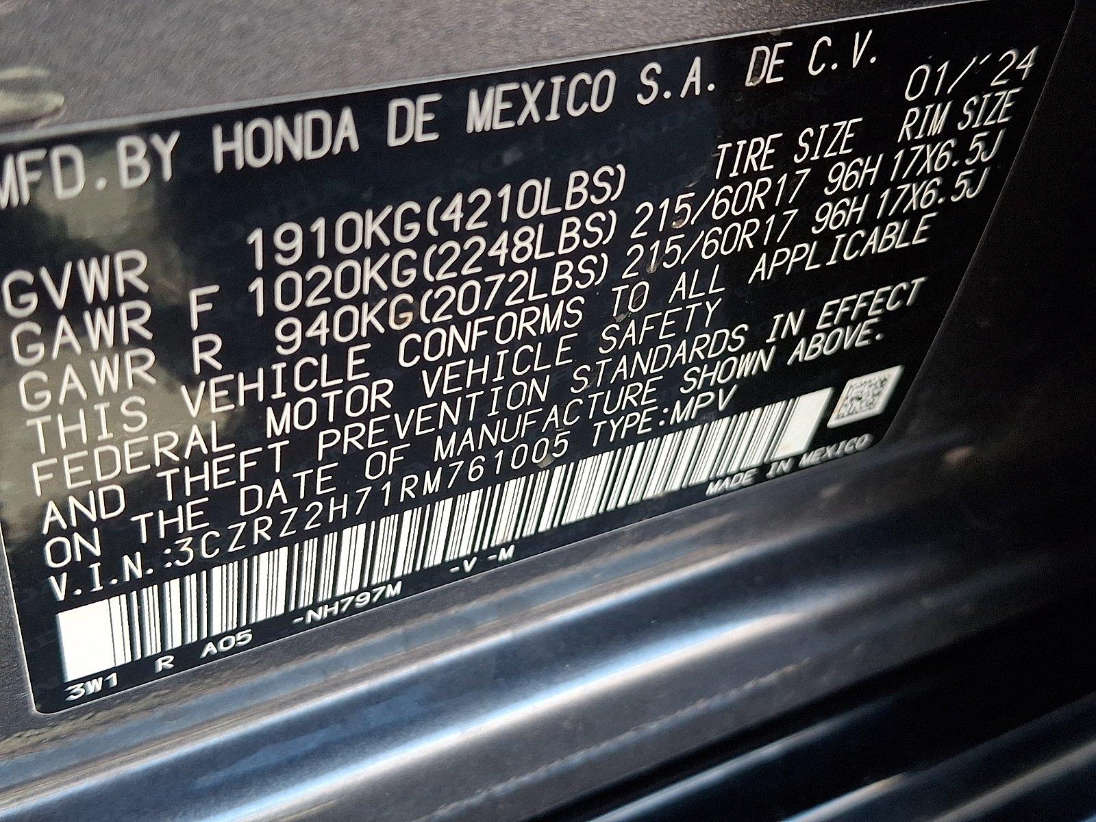 2024 Honda HR-V EX-L - Photo 28