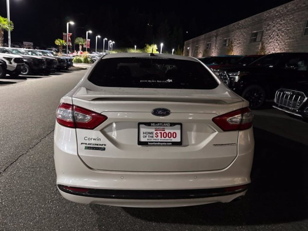 Used 2016 Ford Fusion Energi Titanium Sedan