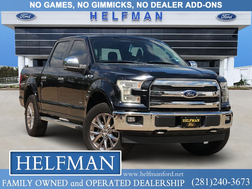 Used 2016 Ford F-150 Lariat Truck SuperCrew Cab