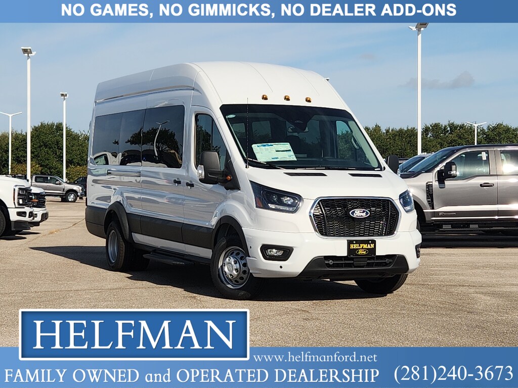 New 2026 Ford Transit Commercial Passenger Van XLT VAN