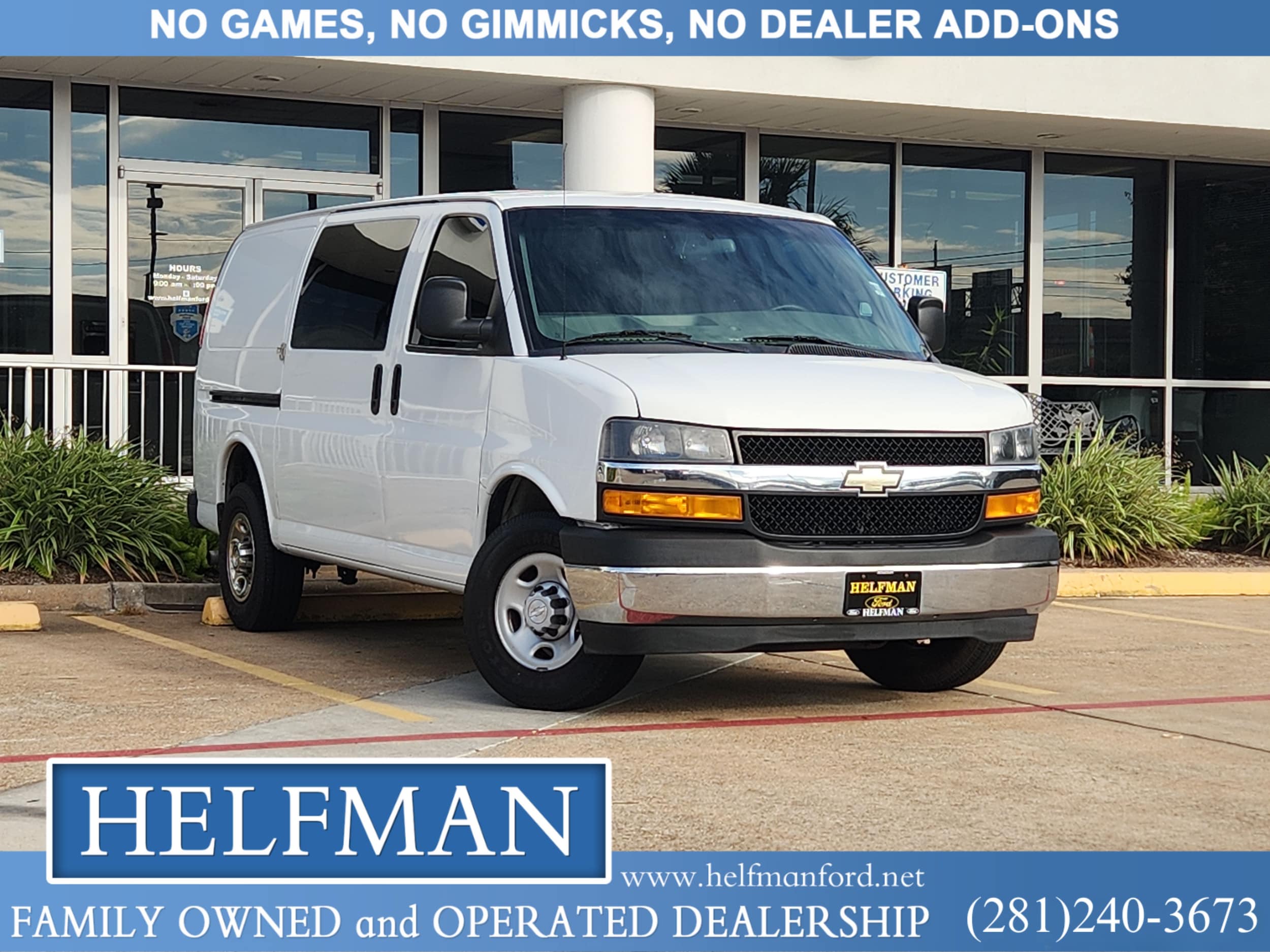 2018 Chevrolet Express Cargo Work Van