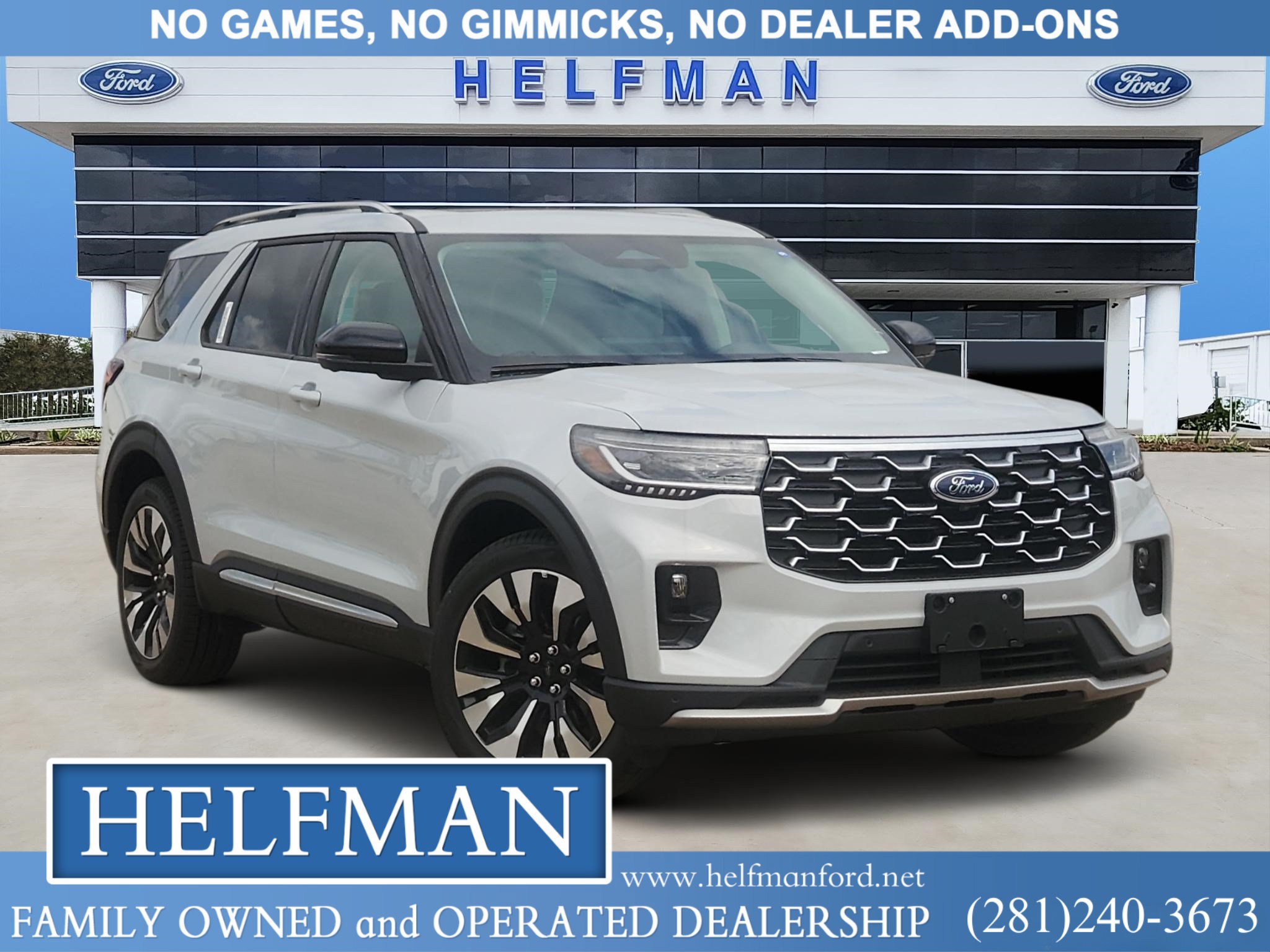 New 2026 Ford Explorer Platinum SUV