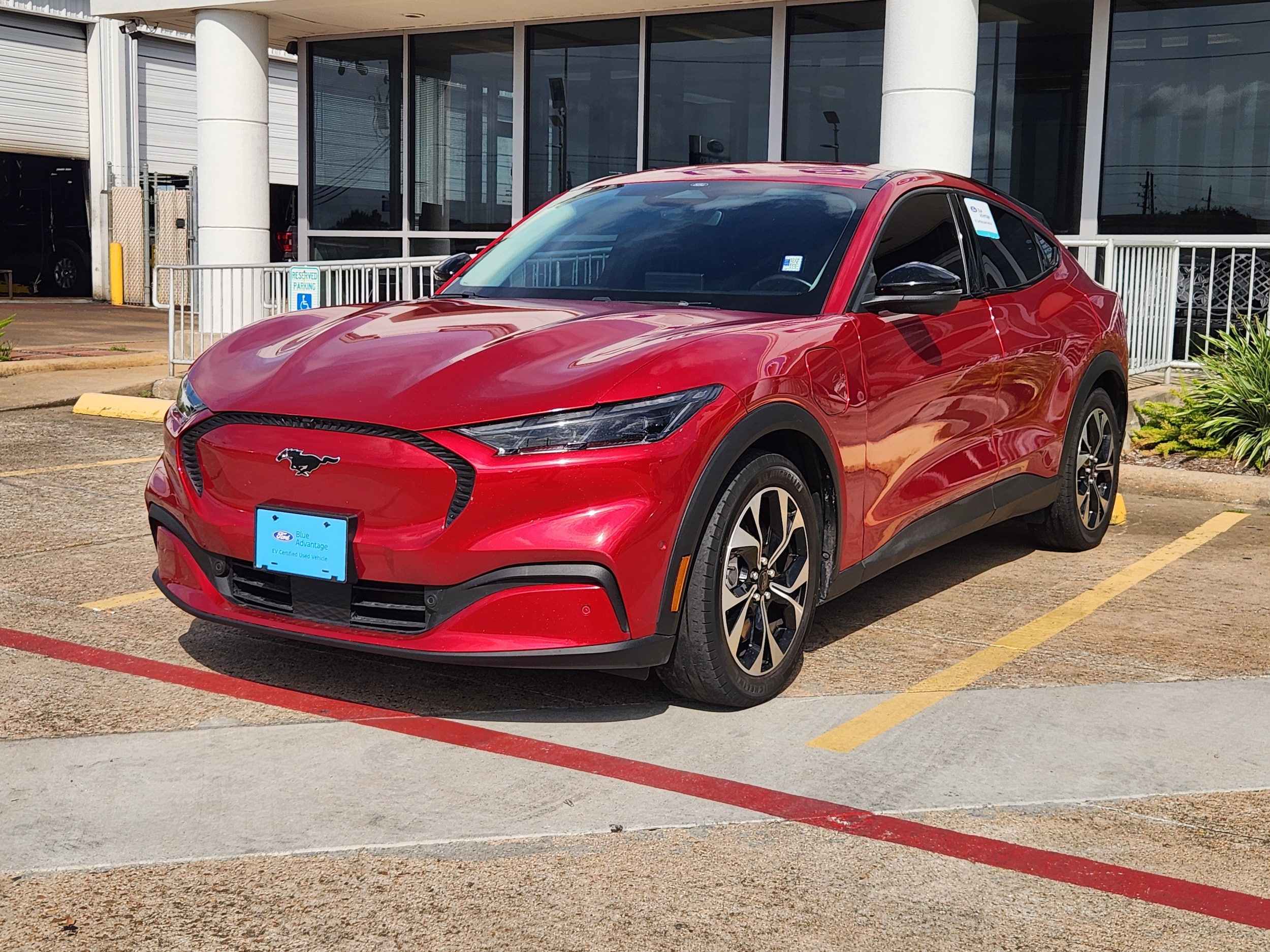 Used 2024 Ford Mustang Mach-E Select RWD with VIN 3FMTK1R42RMA06195 for sale in Stafford, TX