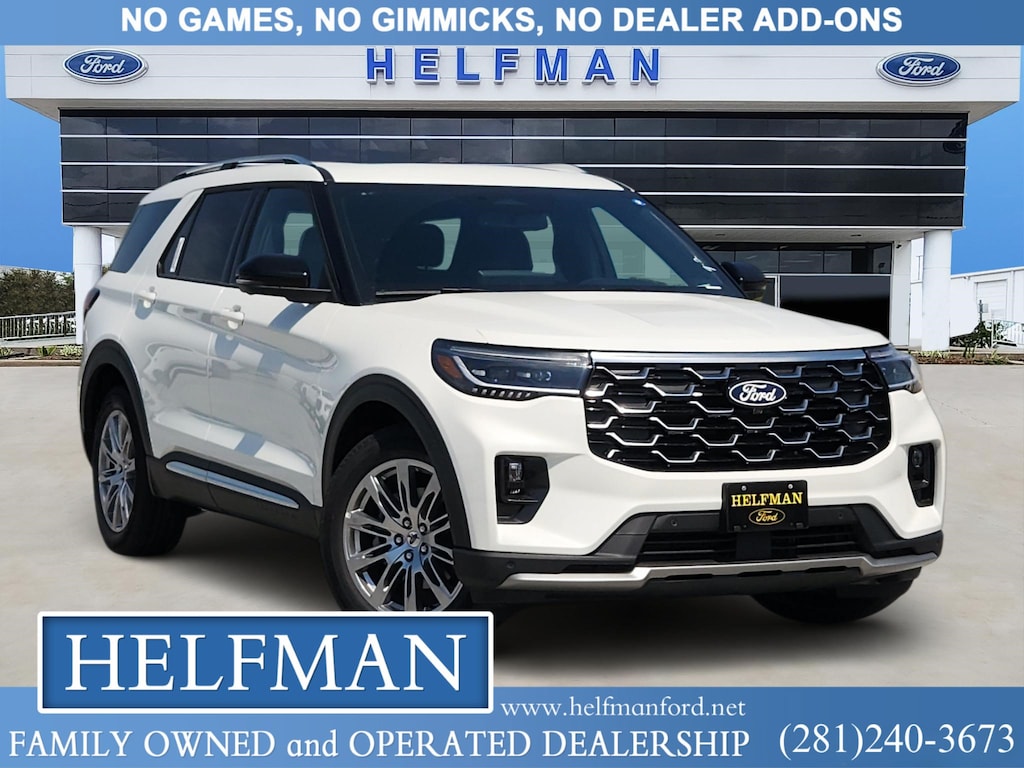 New 2027 Ford Explorer Platinum SUV