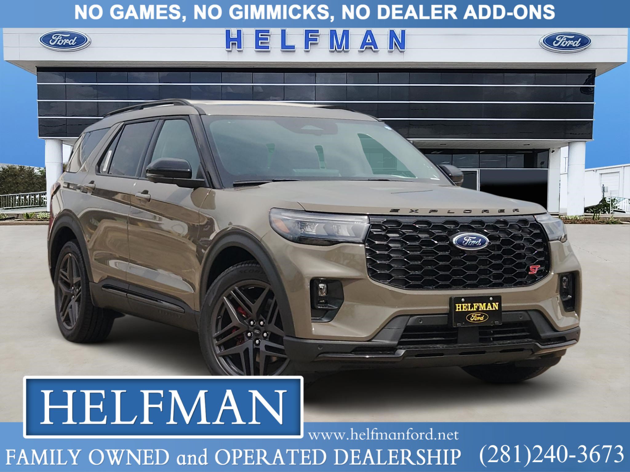 New 2026 Ford Explorer ST SUV